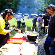 Im Museum getöpfert und gekocht